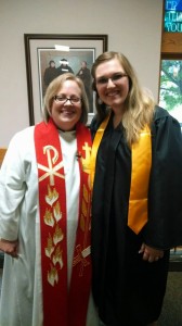 Pastor Jennifer and Katie Petersen